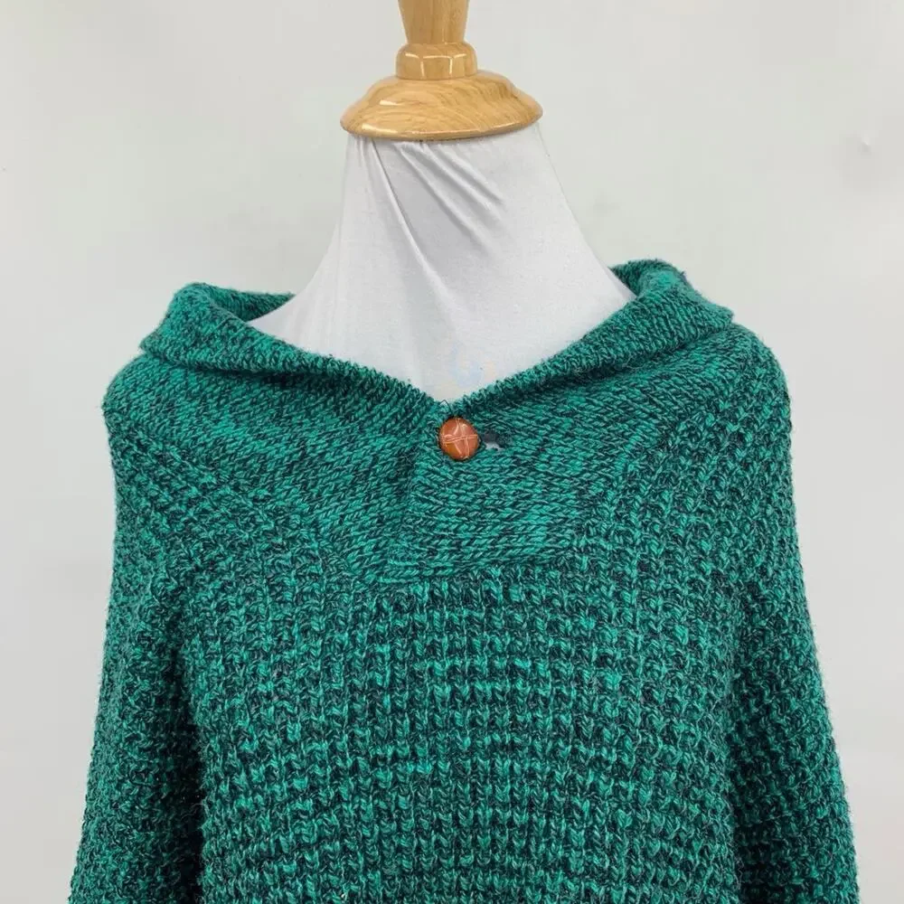 Vintage American Eagle Sweater Mens M Medium Willow Wool Blend Elbow Pads Heavy